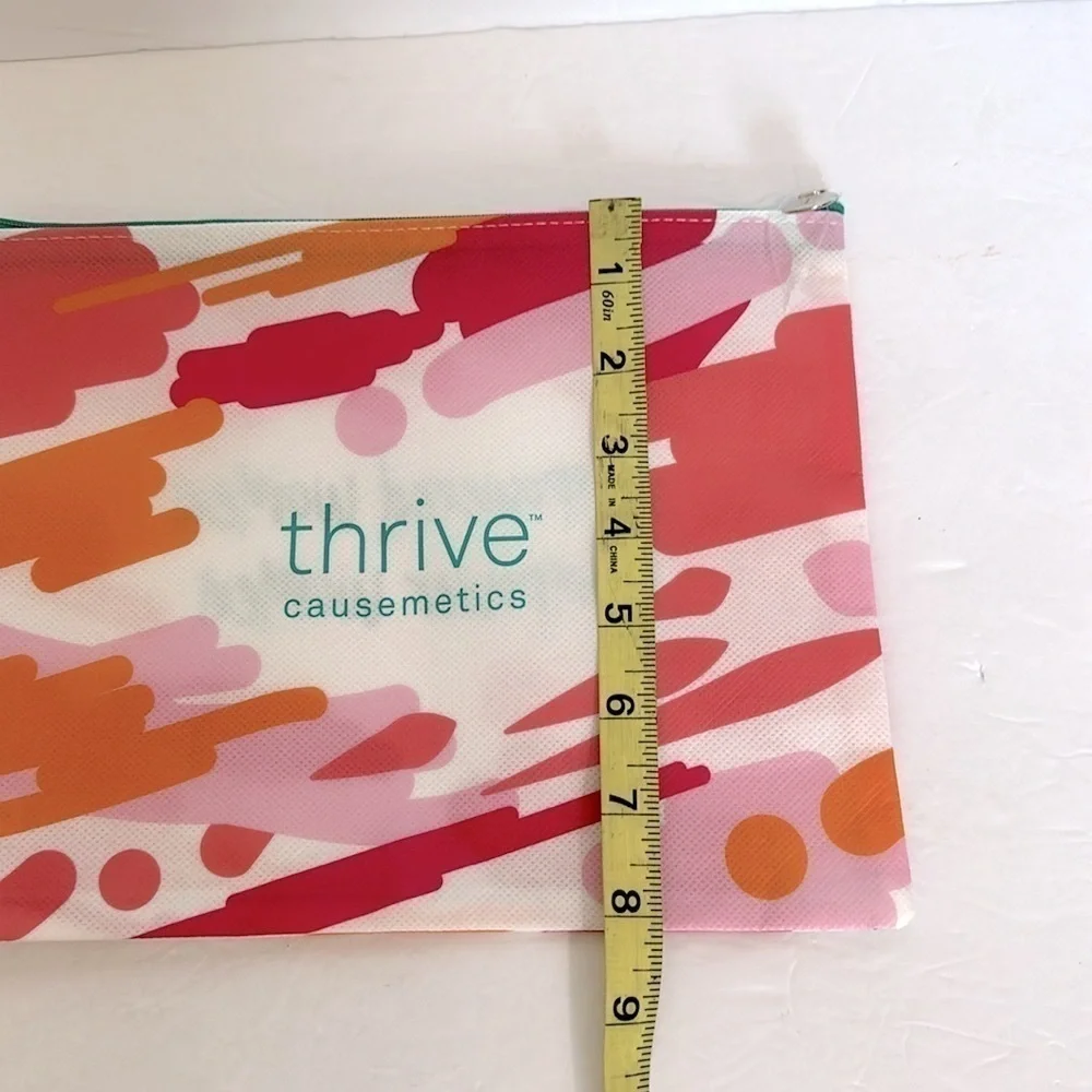 New Thrive Causemetics Cosmetic Makeup Bags Lot of 4 Inspirational Messages